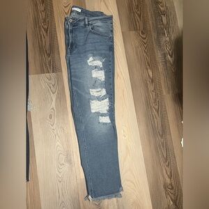 KanCan Light Blue Straight Leg Jeans